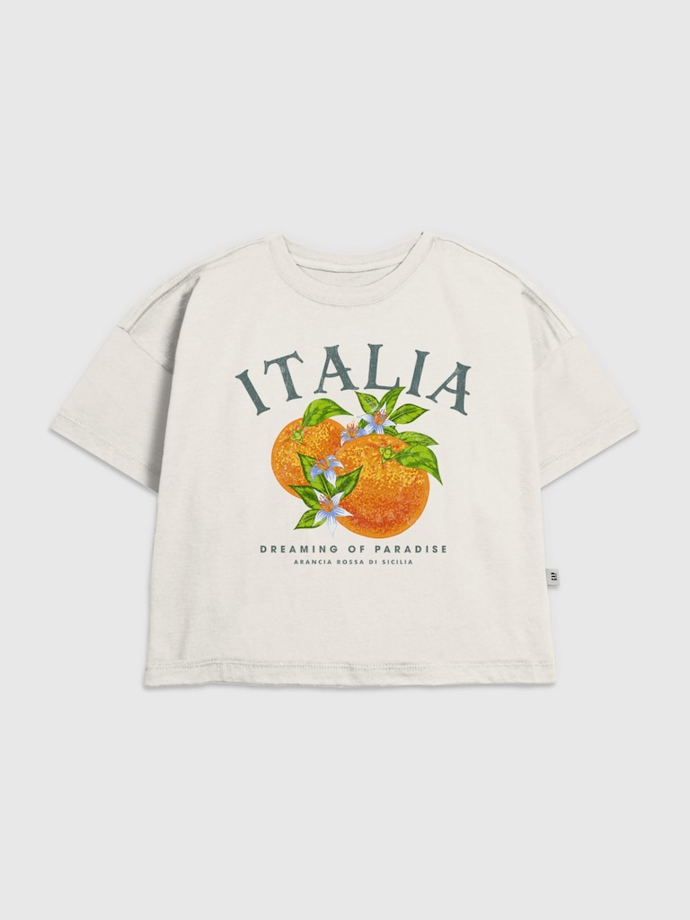 Kids Italia Oranges Graphic T-Shirt
