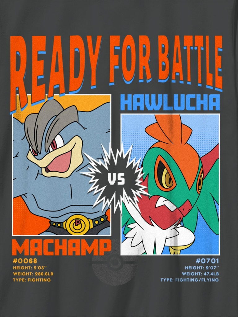 Kids Pokemon Battle Graphic T-Shirt