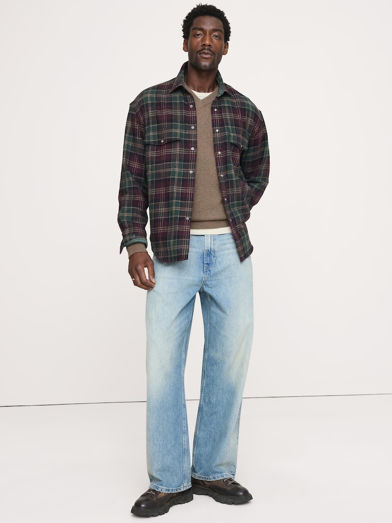 Cotton-Cashmere V-Neck Sweater