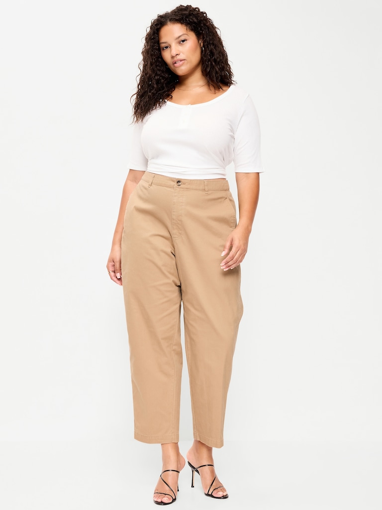 High-Waisted OGC Chino Tapered Straight Pants