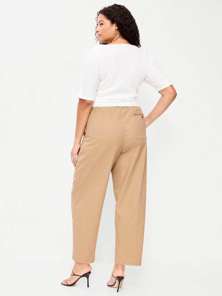 High-Waisted OGC Chino Tapered Straight Pants