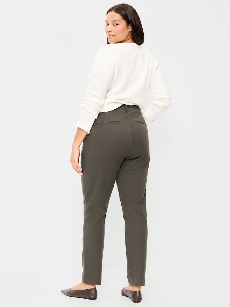 High-Waisted Pixie Skinny Ankle Pants