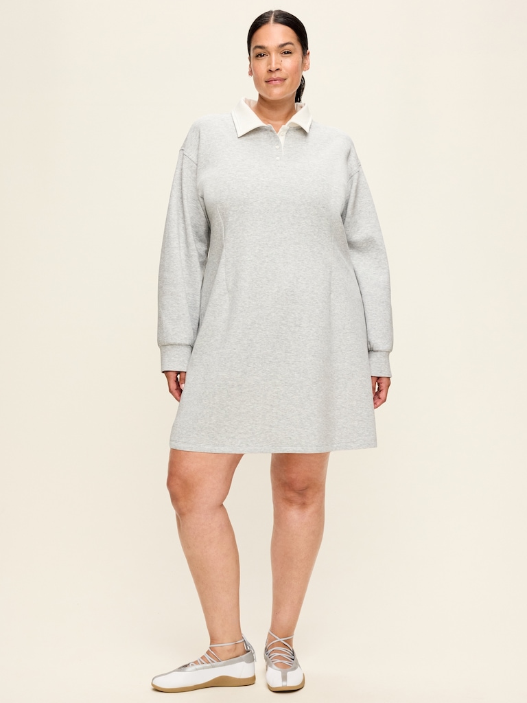 Dynamic Fleece Pique Polo Dress