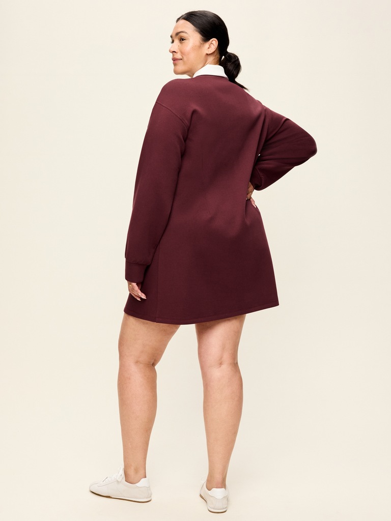Dynamic Fleece Pique Polo Dress