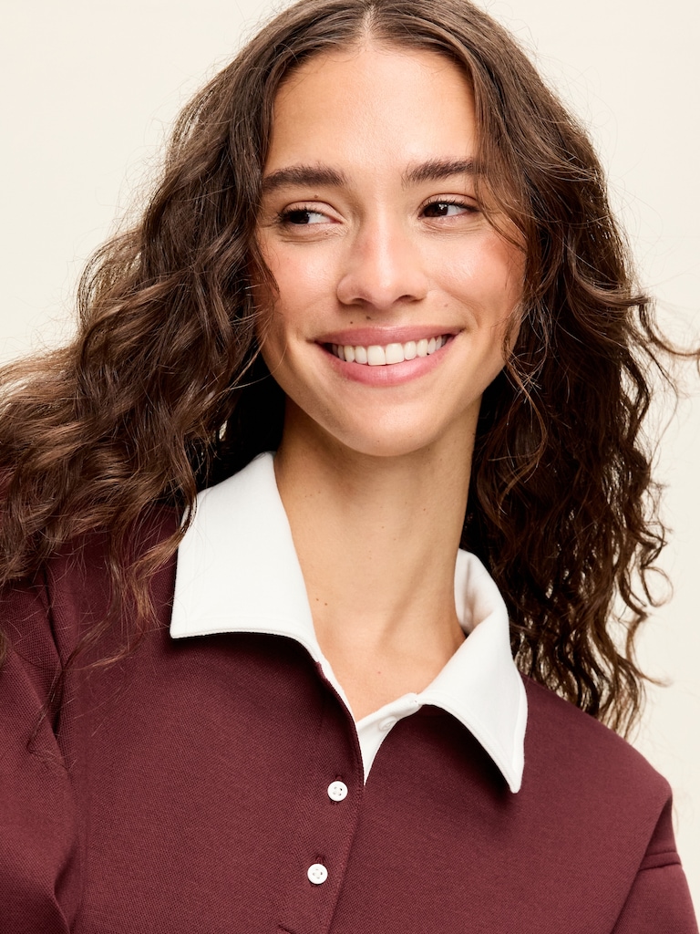 Dynamic Fleece Pique Polo Dress