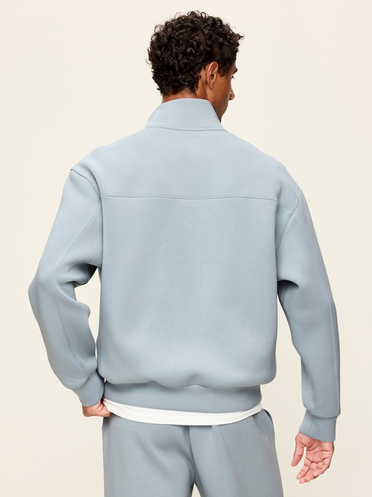 Bounce Fleece Oversized Half-Zip Pullover Sweatshirt