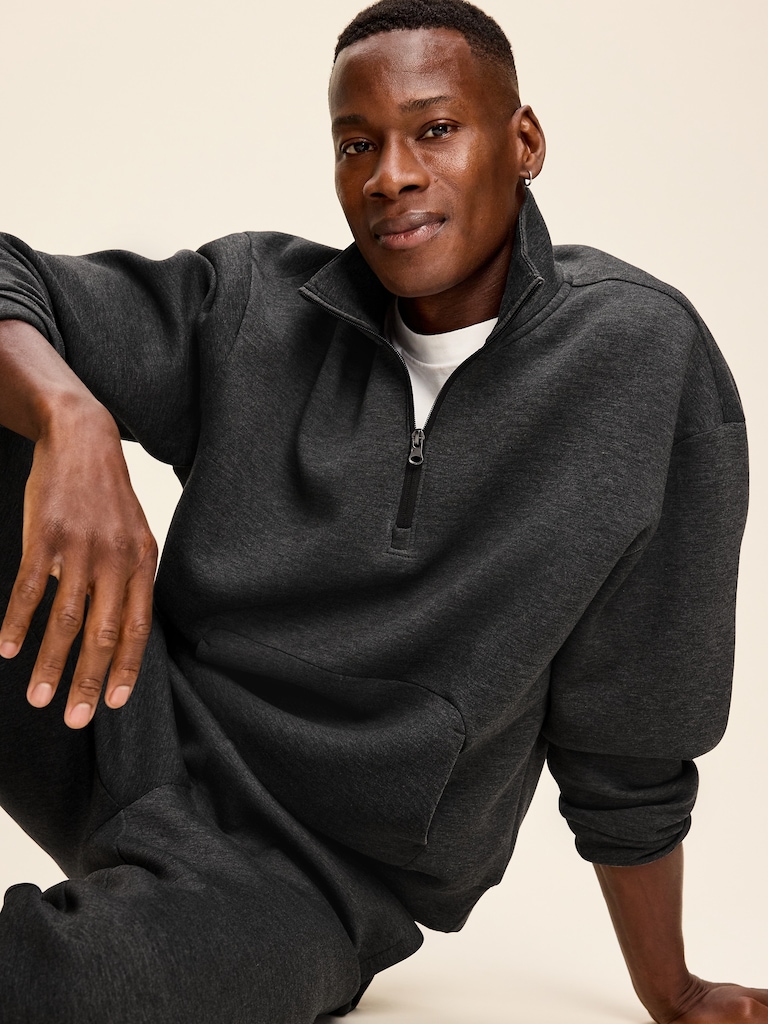 Bounce Fleece Oversized Half-Zip Pullover