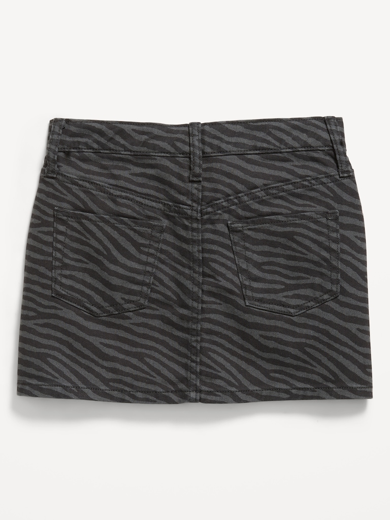 Mid-Rise Denim Skirt for Girls
