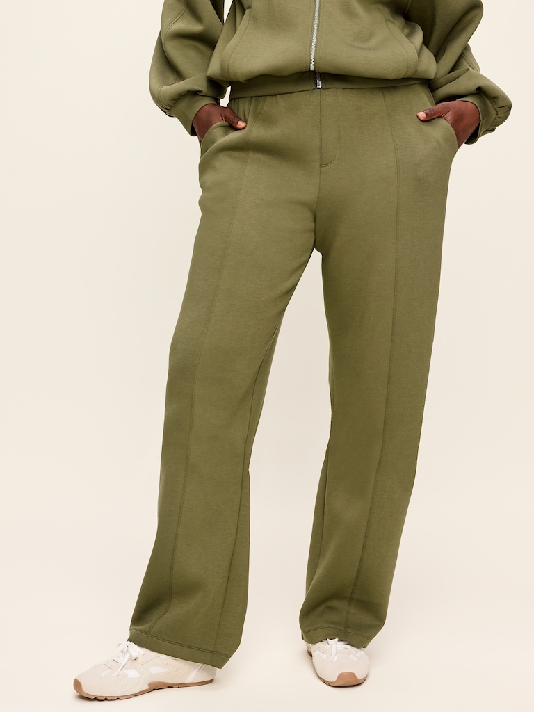 High-Waisted Bounce Fleece Trouser Sweatpants