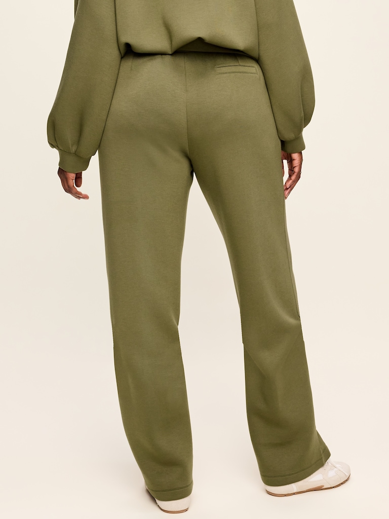 High-Waisted Bounce Fleece Trouser Sweatpants