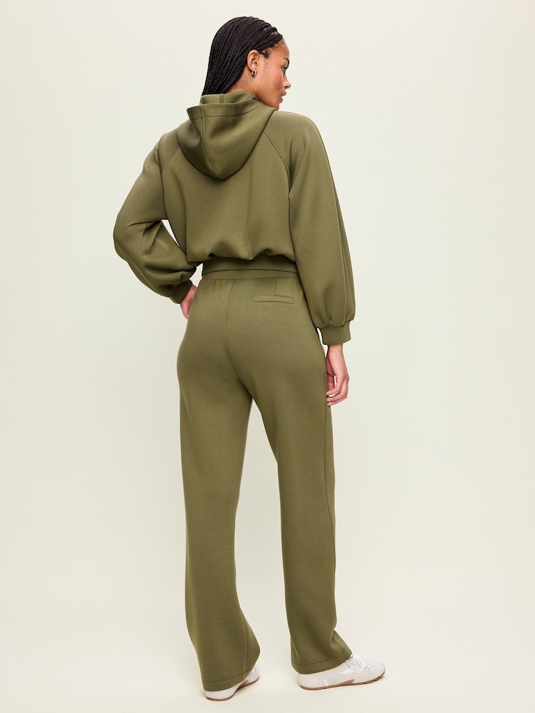 High-Waisted Bounce Fleece Trouser Sweatpants