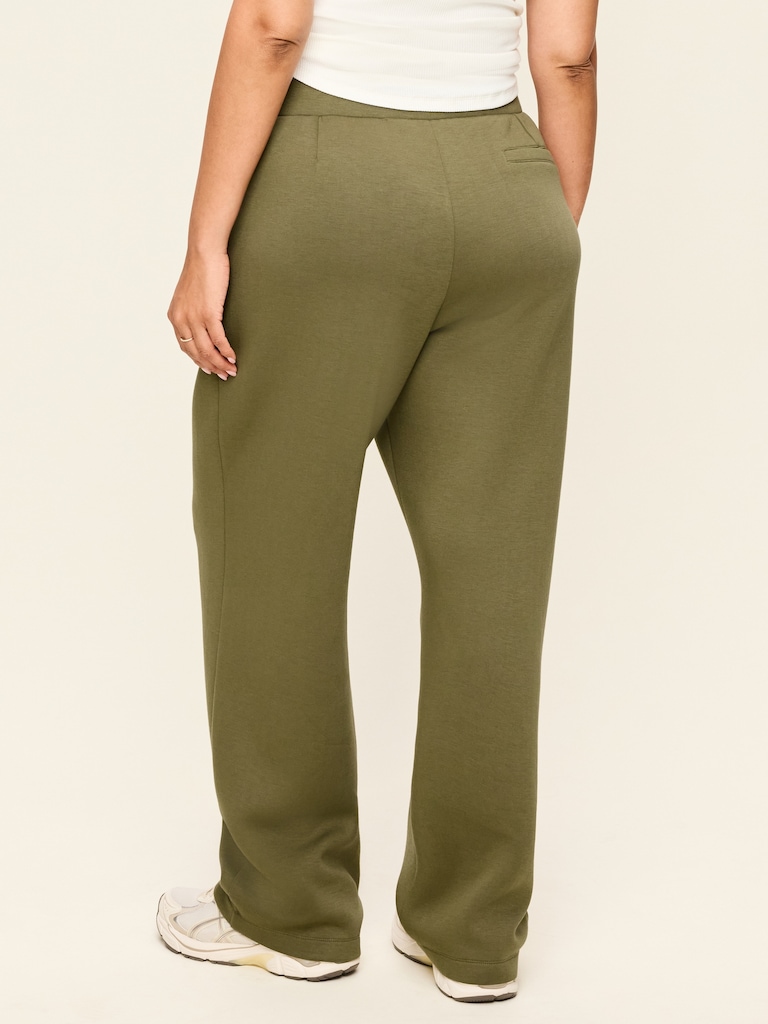 High-Waisted Bounce Fleece Trouser Sweatpants