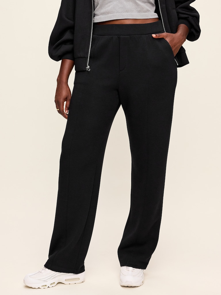 High-Waisted Bounce Fleece Trouser Sweatpants