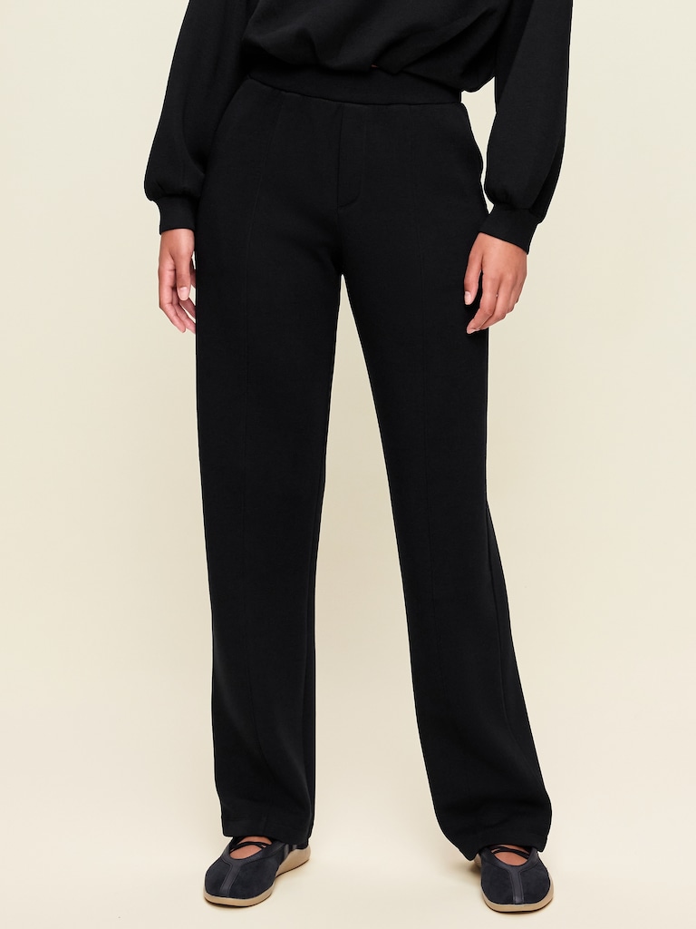 High-Waisted Bounce Fleece Trouser Sweatpants