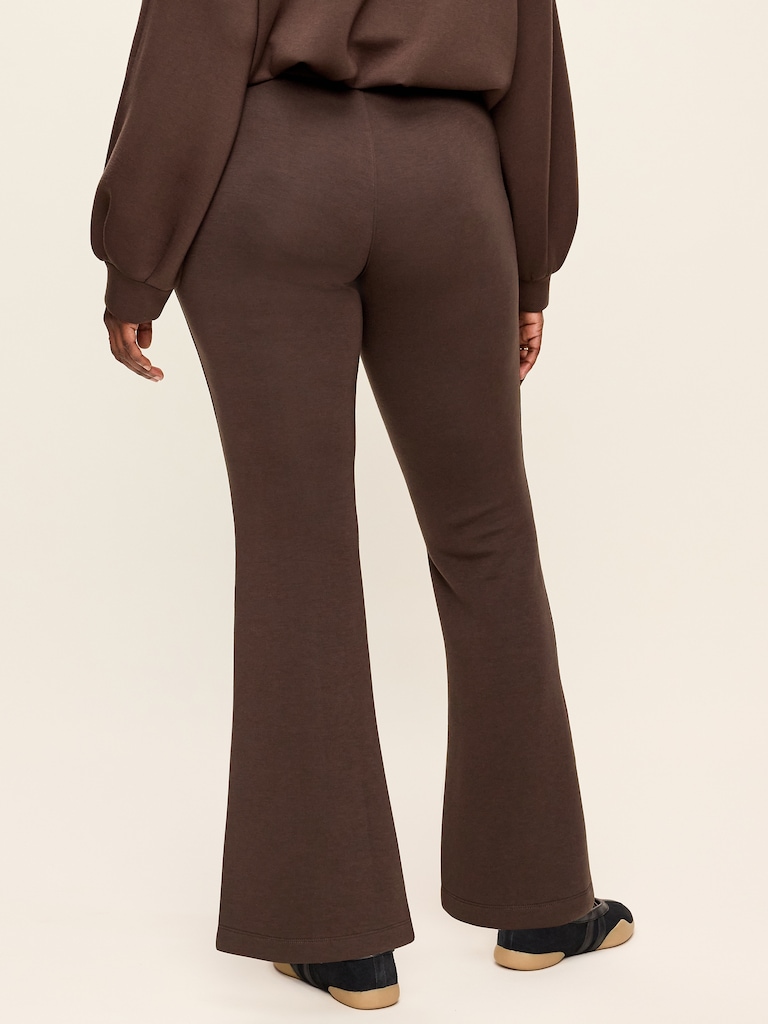 High-Waisted Bounce Fleece Flare-Leg Sweatpants