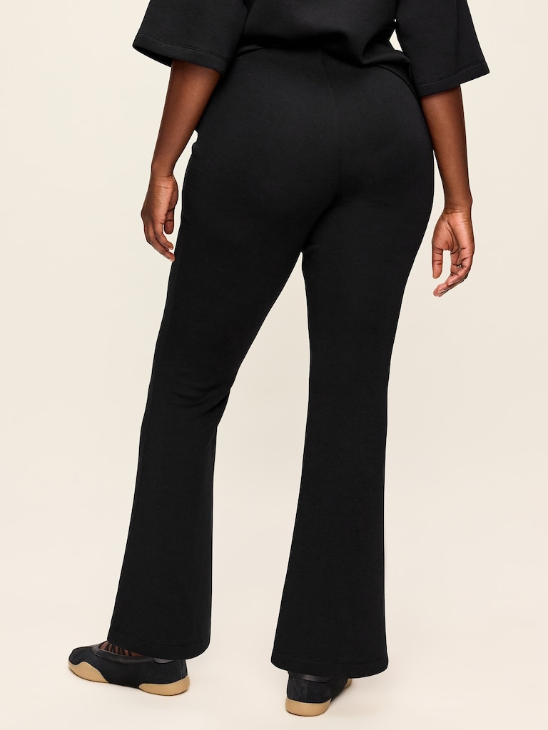 High-Waisted Bounce Fleece Flare-Leg Sweatpants