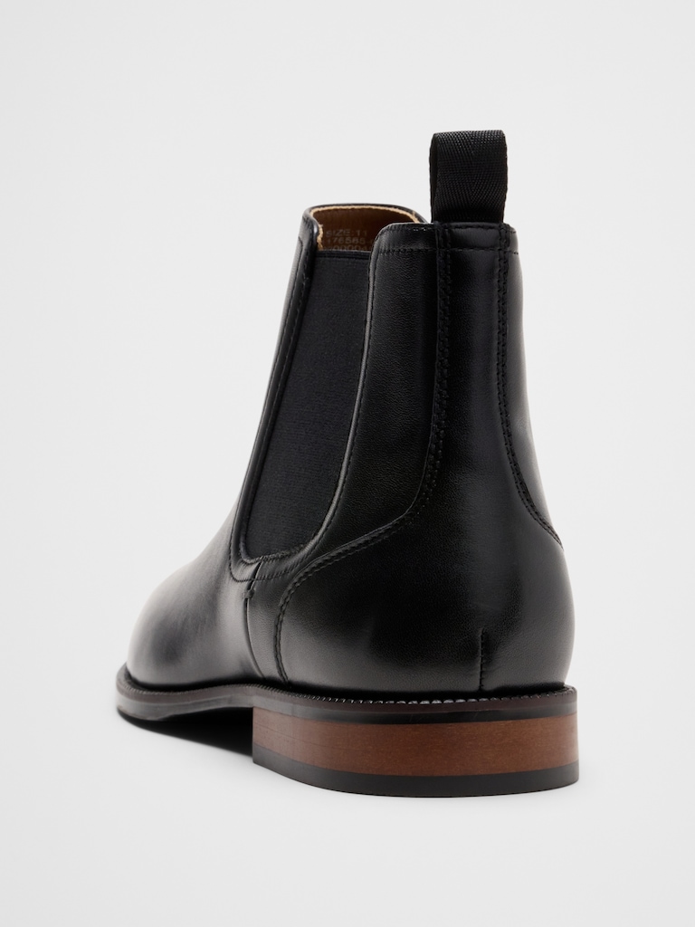 Leather Chelsea Dress Boot