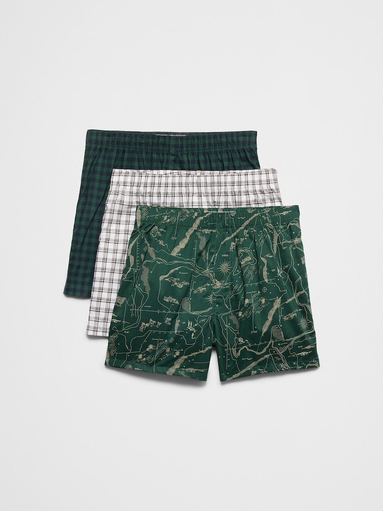 Cotton Boxers (3 Pack)