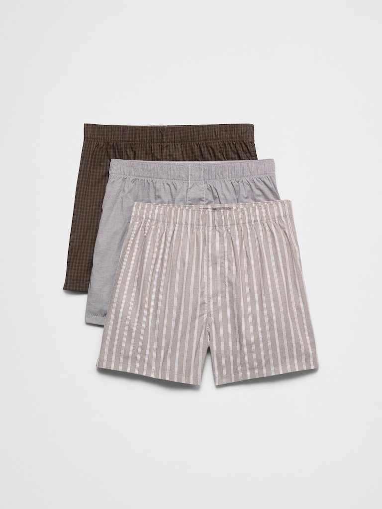 Cotton Boxers (3 Pack)