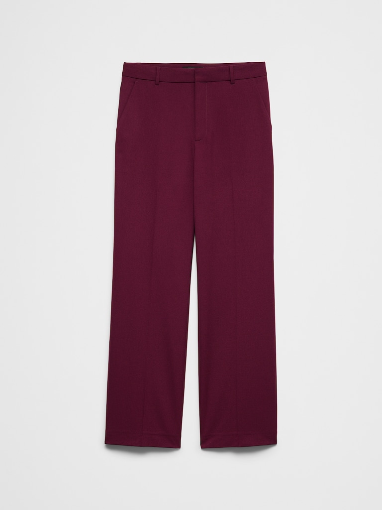 Straight High-Rise Sculpted Trouser