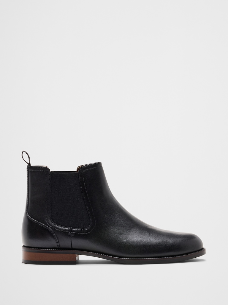 Leather Chelsea Dress Boot