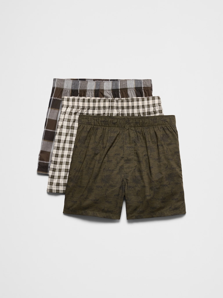 Cotton Boxers (3 Pack)
