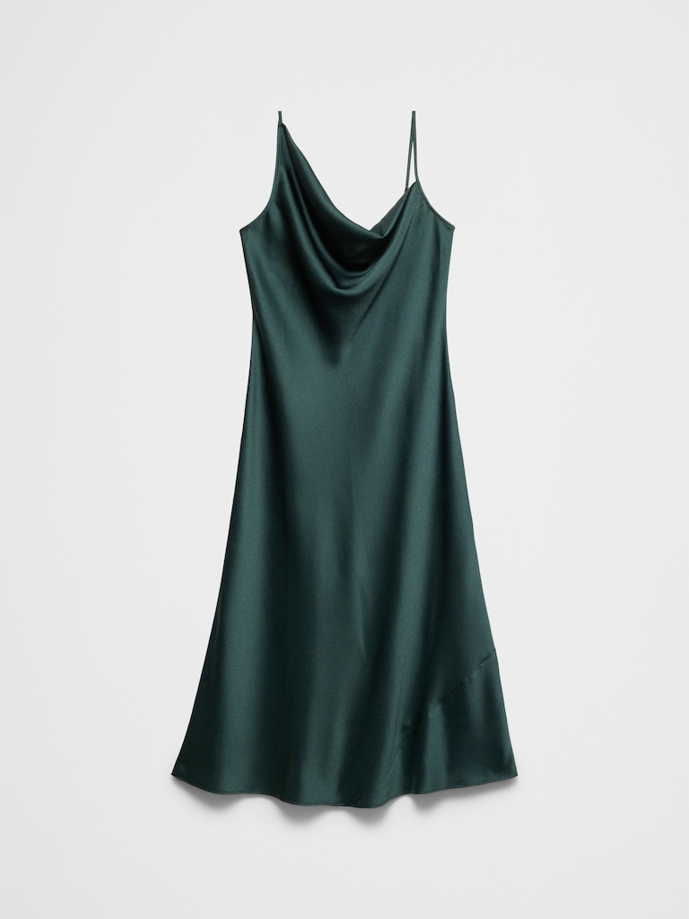 Satin Midi Dress