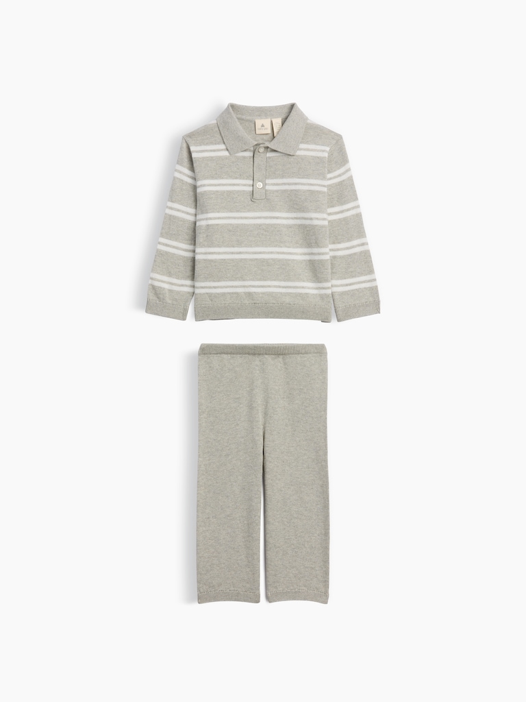 Baby Two-Piece Collared Sweater Set