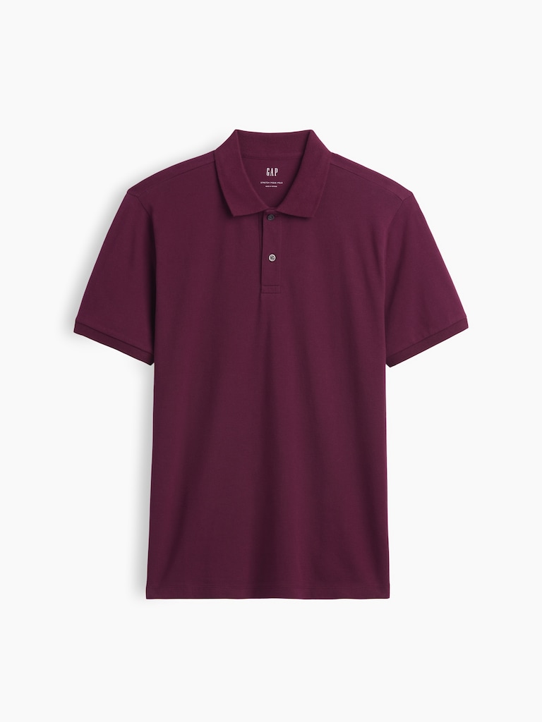 Stretch Pique Polo Shirt