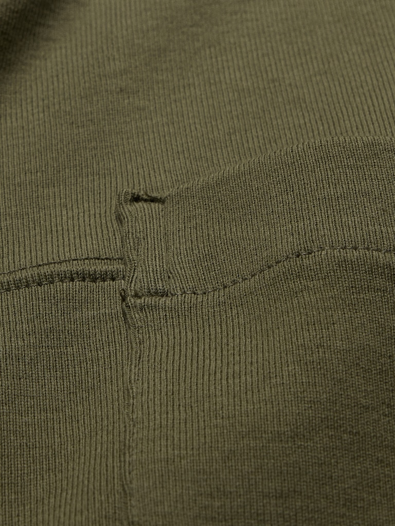 Cotton Mock-Neck Pullover