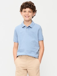 School Uniform Pique Polo Shirt for Boys