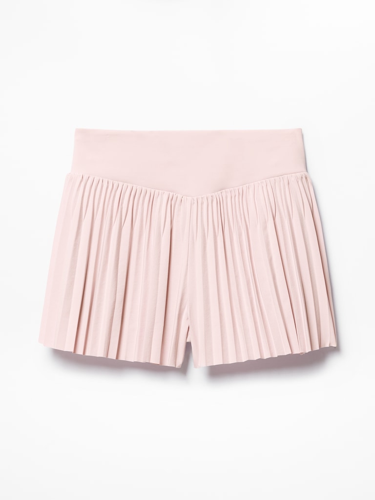 Featherweight Plissé Run Short