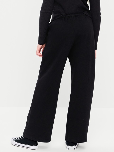 High-Waisted Graphic Wide-Leg Sweatpants for Girls