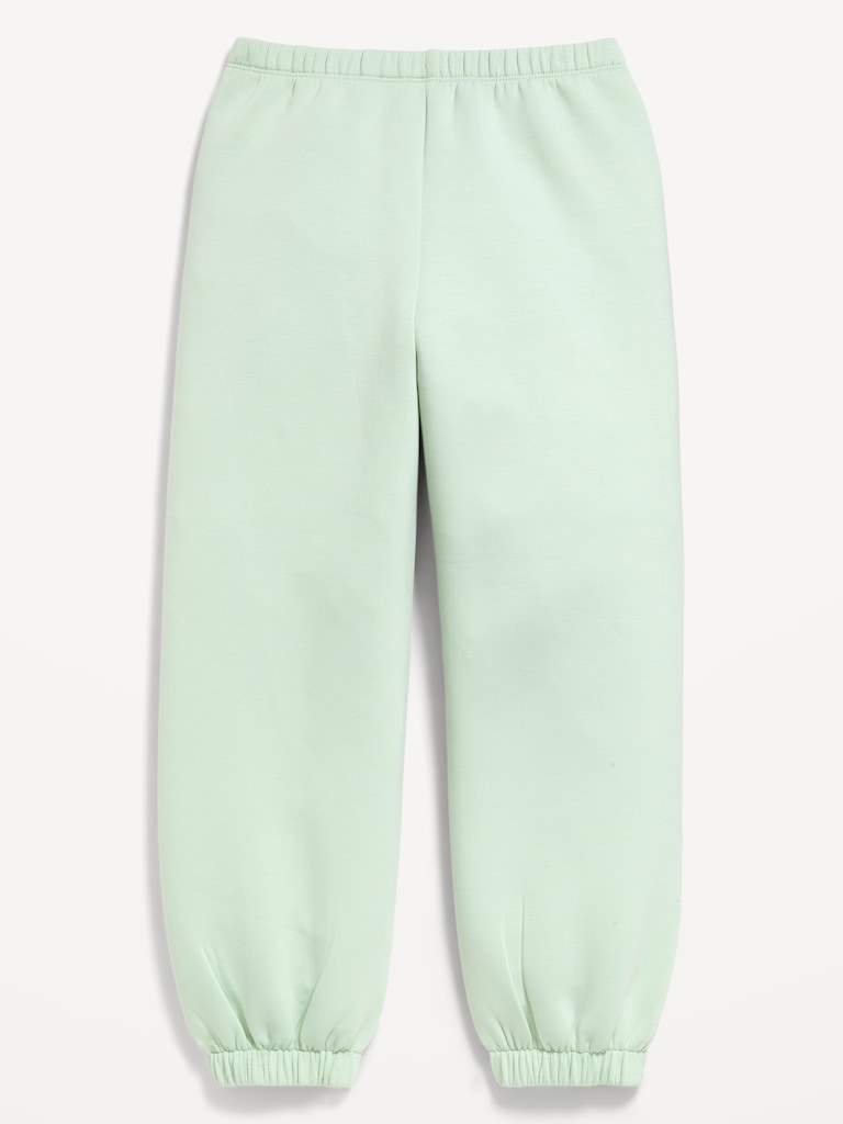 High-Waisted Bounce Fleece Jogger Sweatpants for Girls