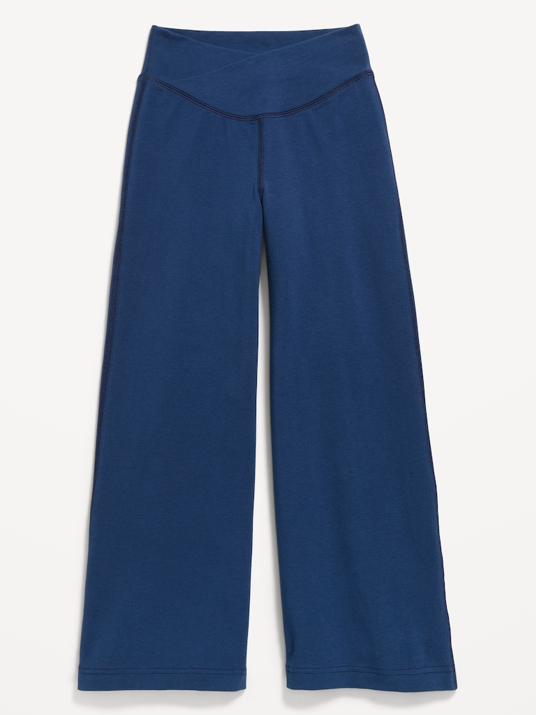 High-Waisted PowerChill Crossover Wide-Leg Pants for Girls