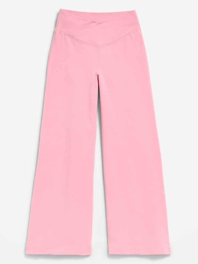 High-Waisted PowerChill Crossover Wide-Leg Pants for Girls