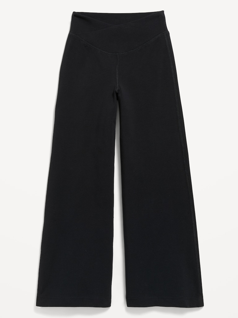 High-Waisted PowerChill Crossover Wide-Leg Pants for Girls