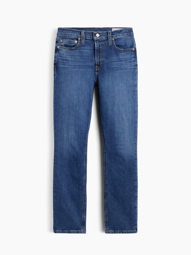 Mid Rise Vintage Slim Jeans
