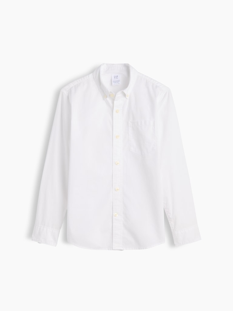 Kids Poplin Uniform Shirt