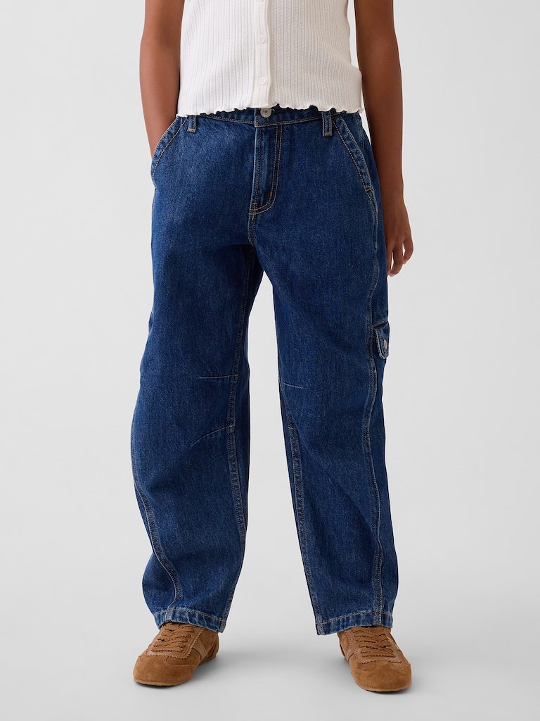 Kids Barrel Cargo Jeans