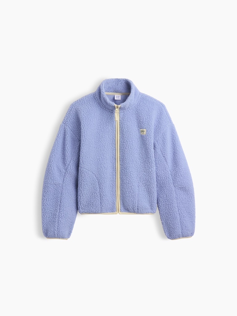 Veste décontractée en sherpa pour Enfant