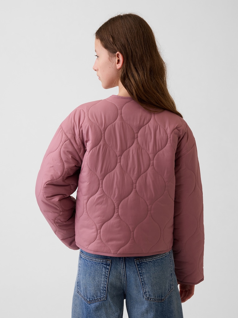 Kids Recycled Lightweight Quilted Jacket