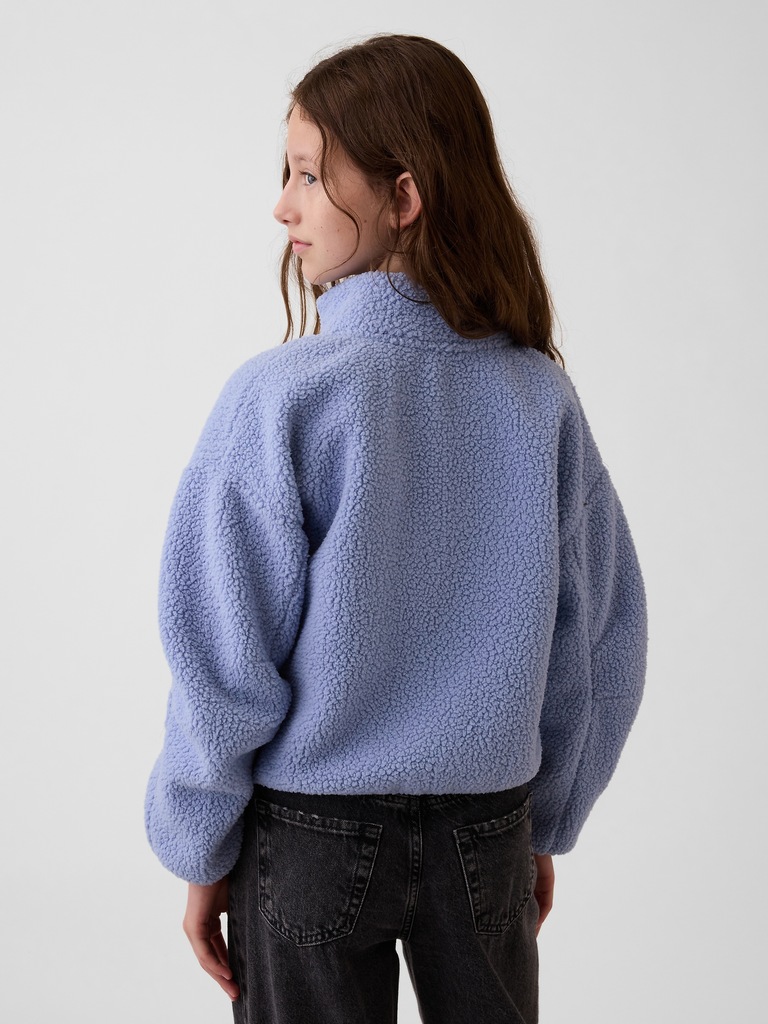 Veste décontractée en sherpa pour Enfant