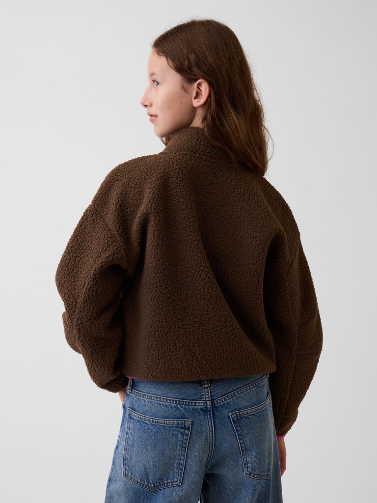 Veste décontractée en sherpa pour Enfant