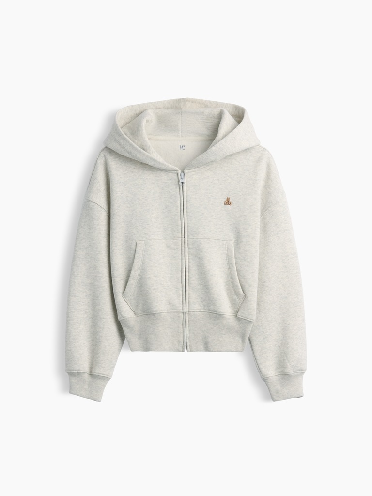 Kids VintageSoft Oversized Logo Zip Hoodie