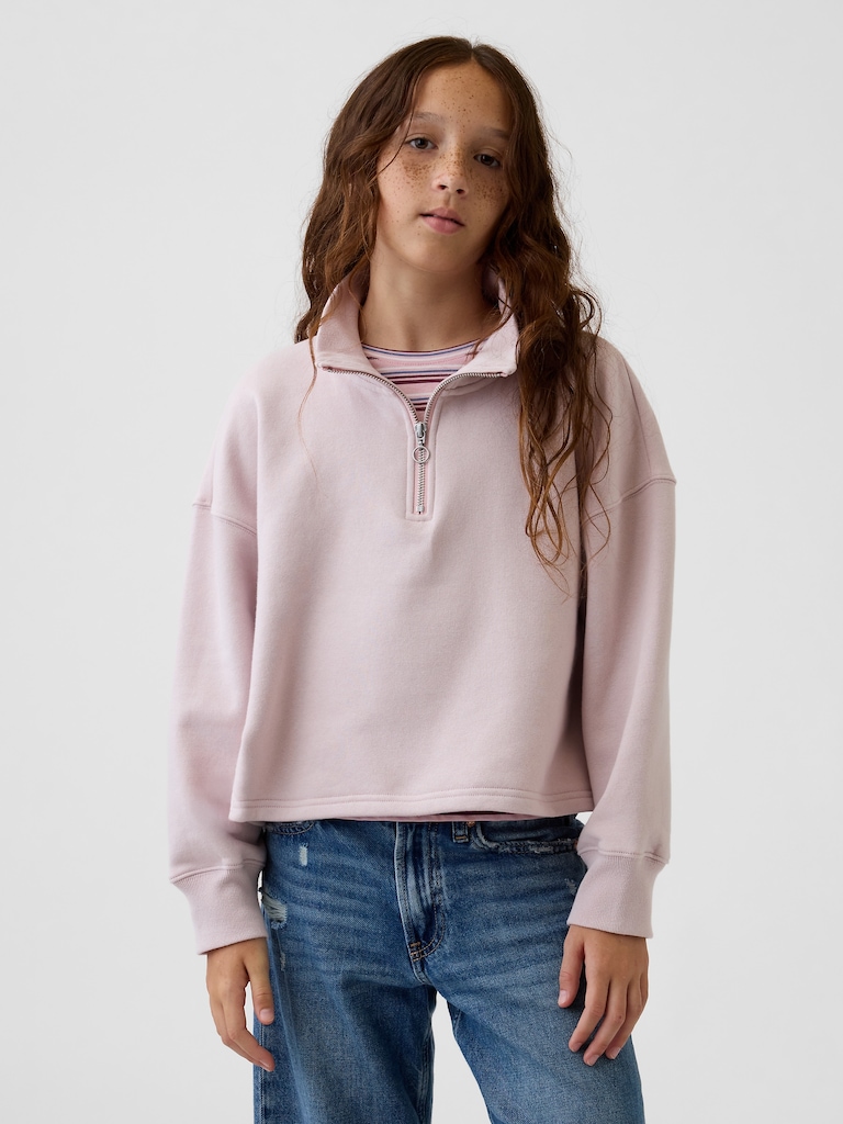 Kids VintageSoft Oversized Quarter-Zip Pullover