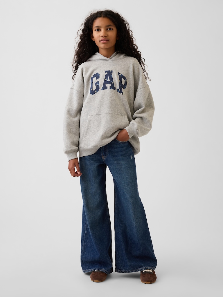 Kids VintageSoft Oversized Logo Hoodie
