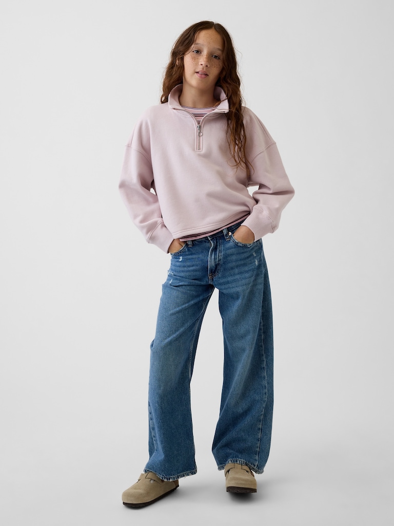 Kids VintageSoft Oversized Quarter-Zip Pullover