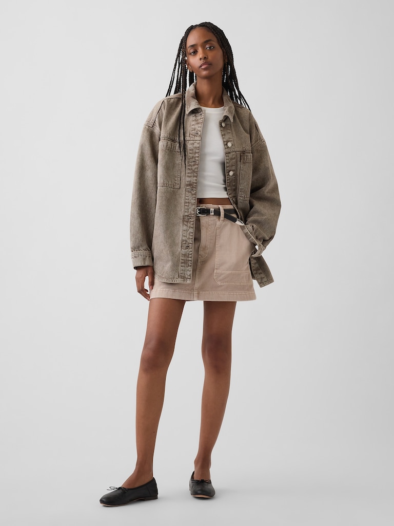 High Rise Mini Utility Skort