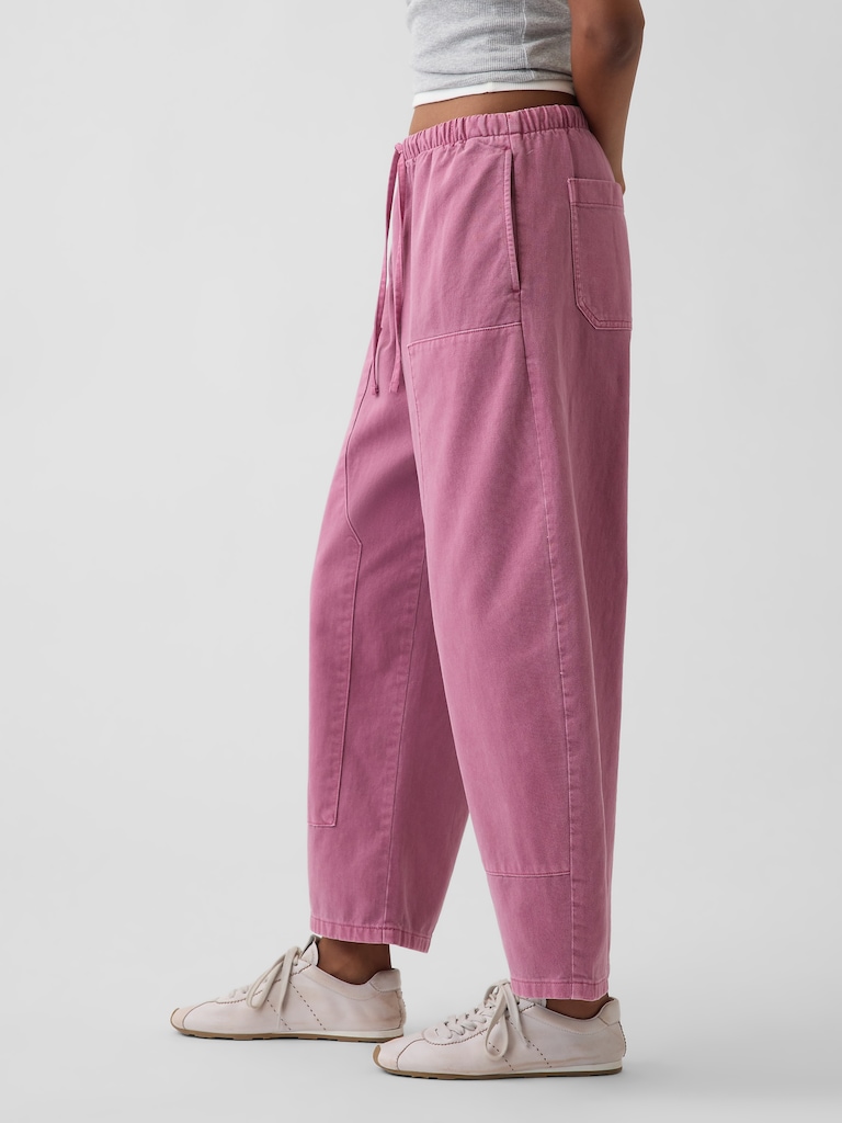 Easy Double-Knee Barrel Pants